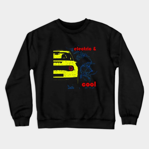 Cool electric car Crewneck Sweatshirt by WOS